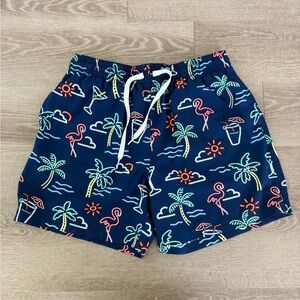 Chubbies Navy Tropical Print Men's Shorts